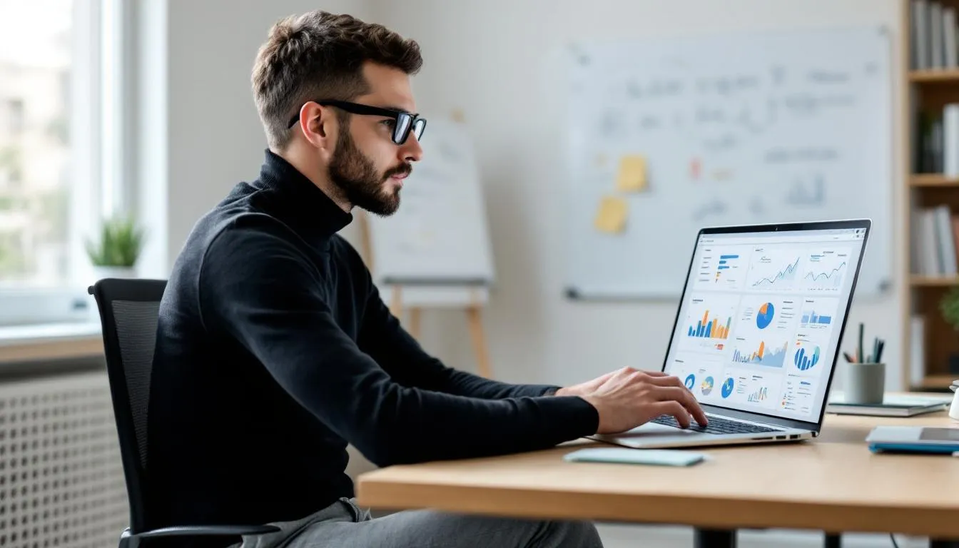 influencer recording branded content at home studio