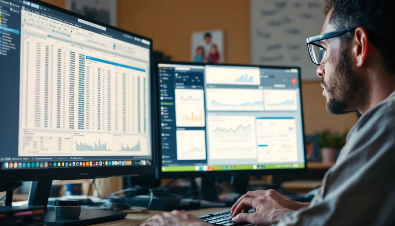 developer coding structured data on screen