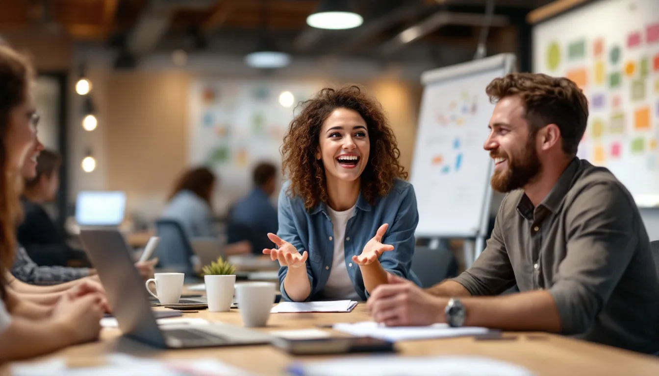 person typing cold outreach message on laptop