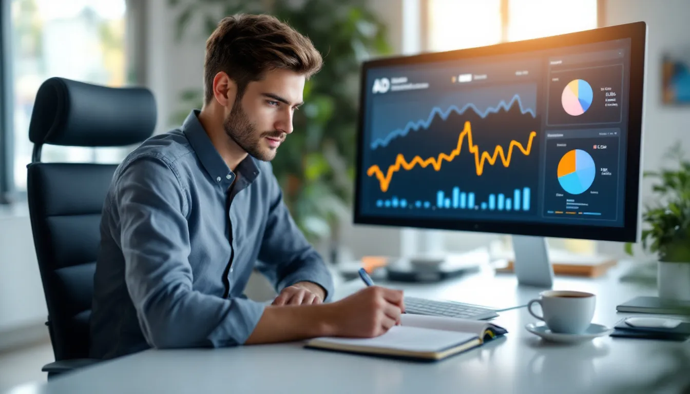 person reading marketing email on phone