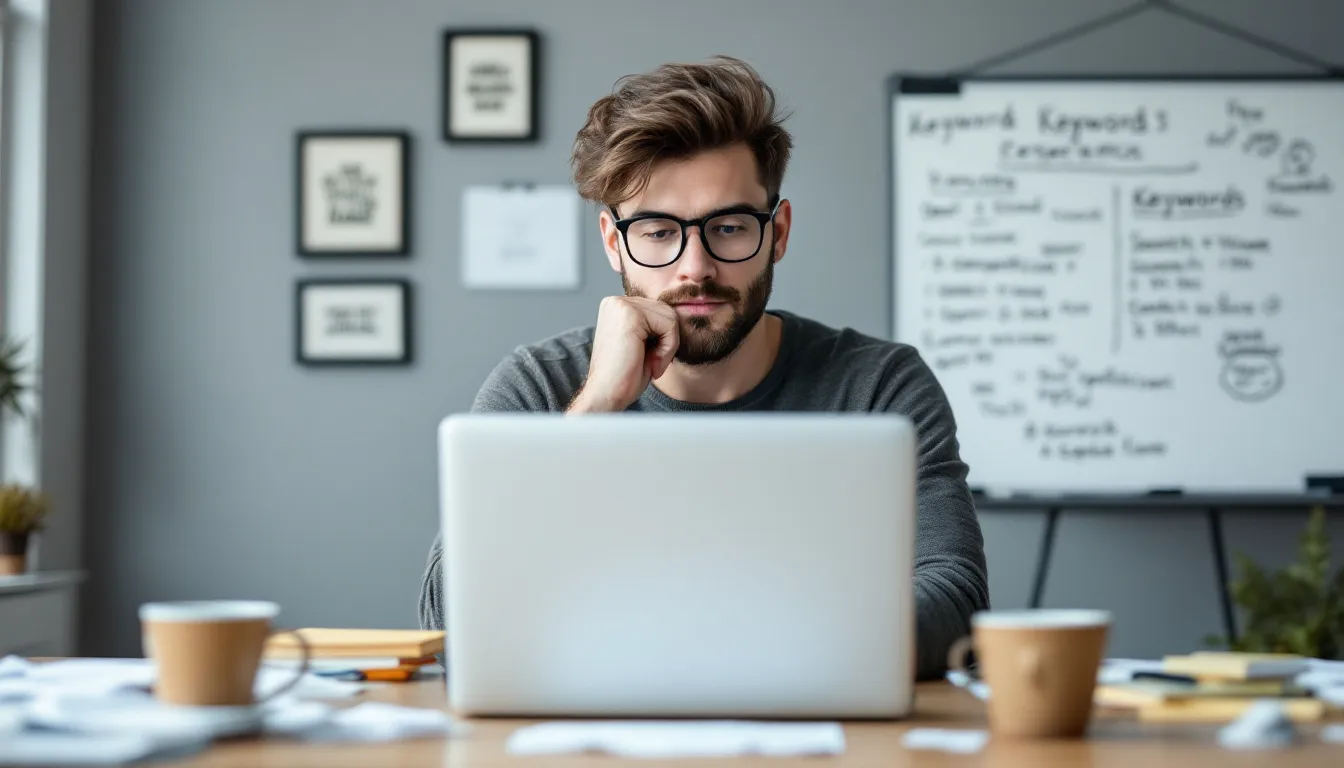 person setting paid ads campaign