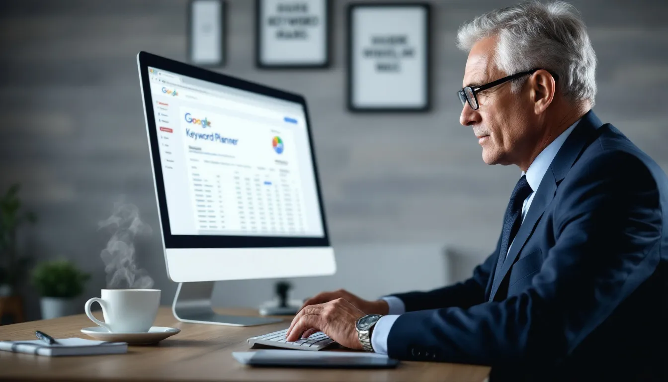 person using semrush on laptop screen