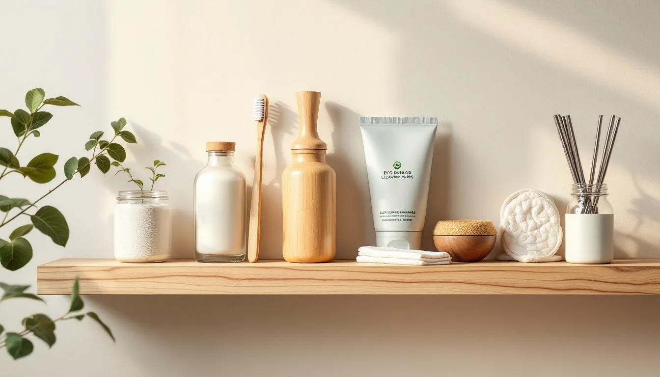 influencer filming video in messy bedroom