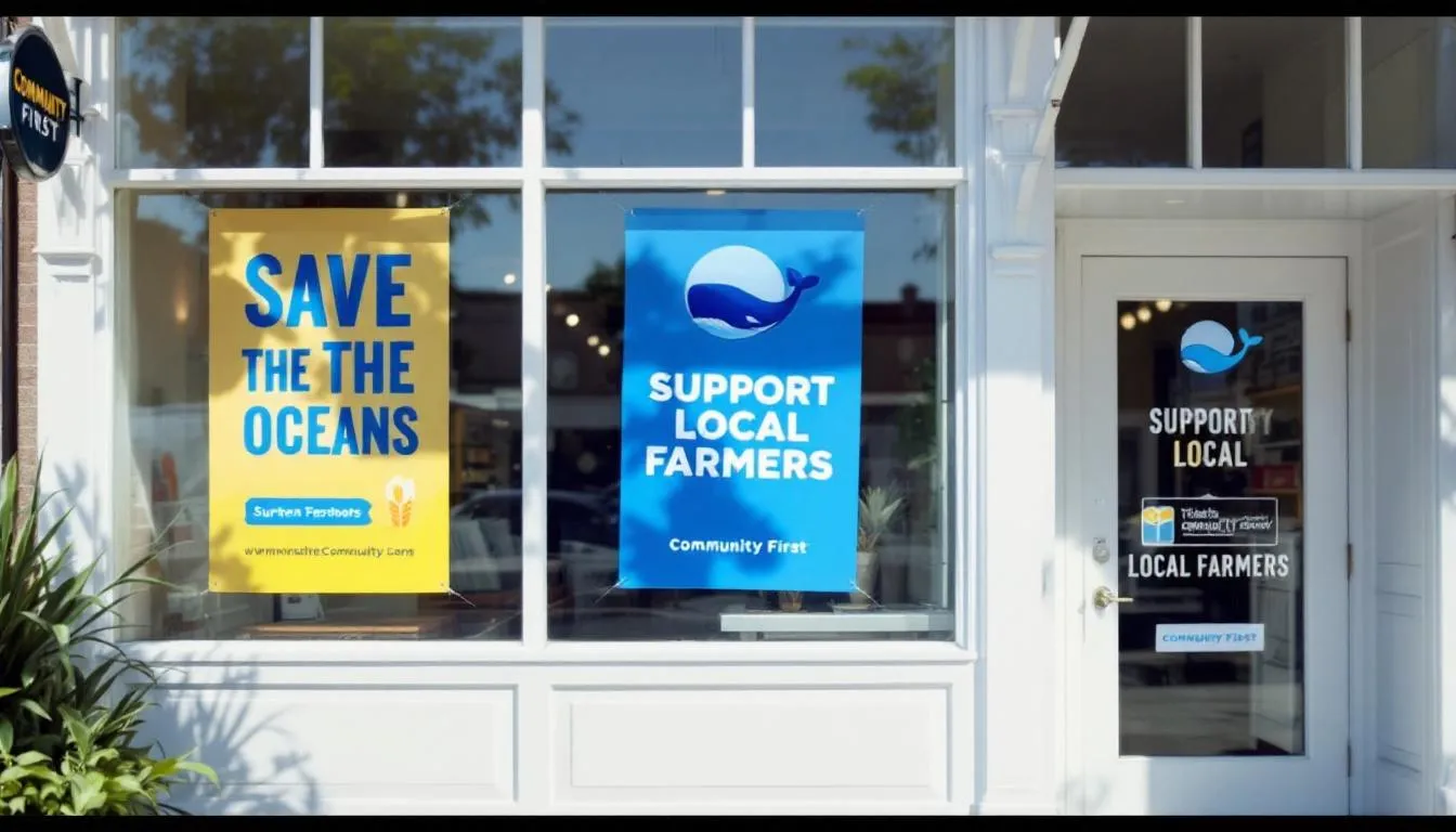 eco-friendly products on wooden shelf