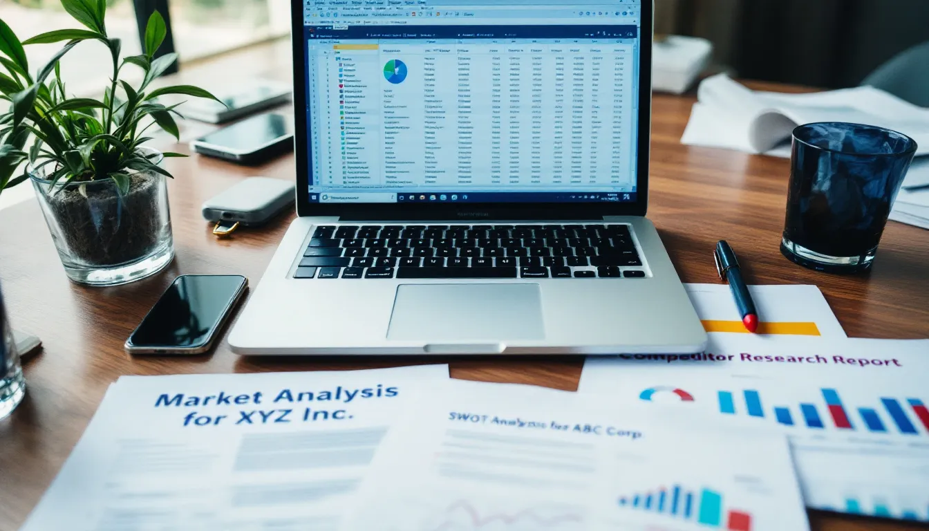 collection of digital content on tablet