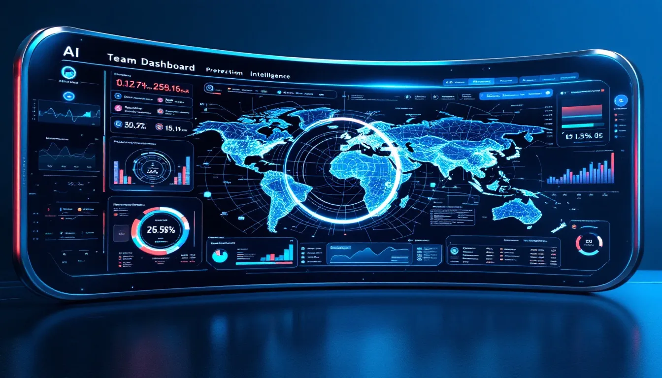 person using ai tool on desktop