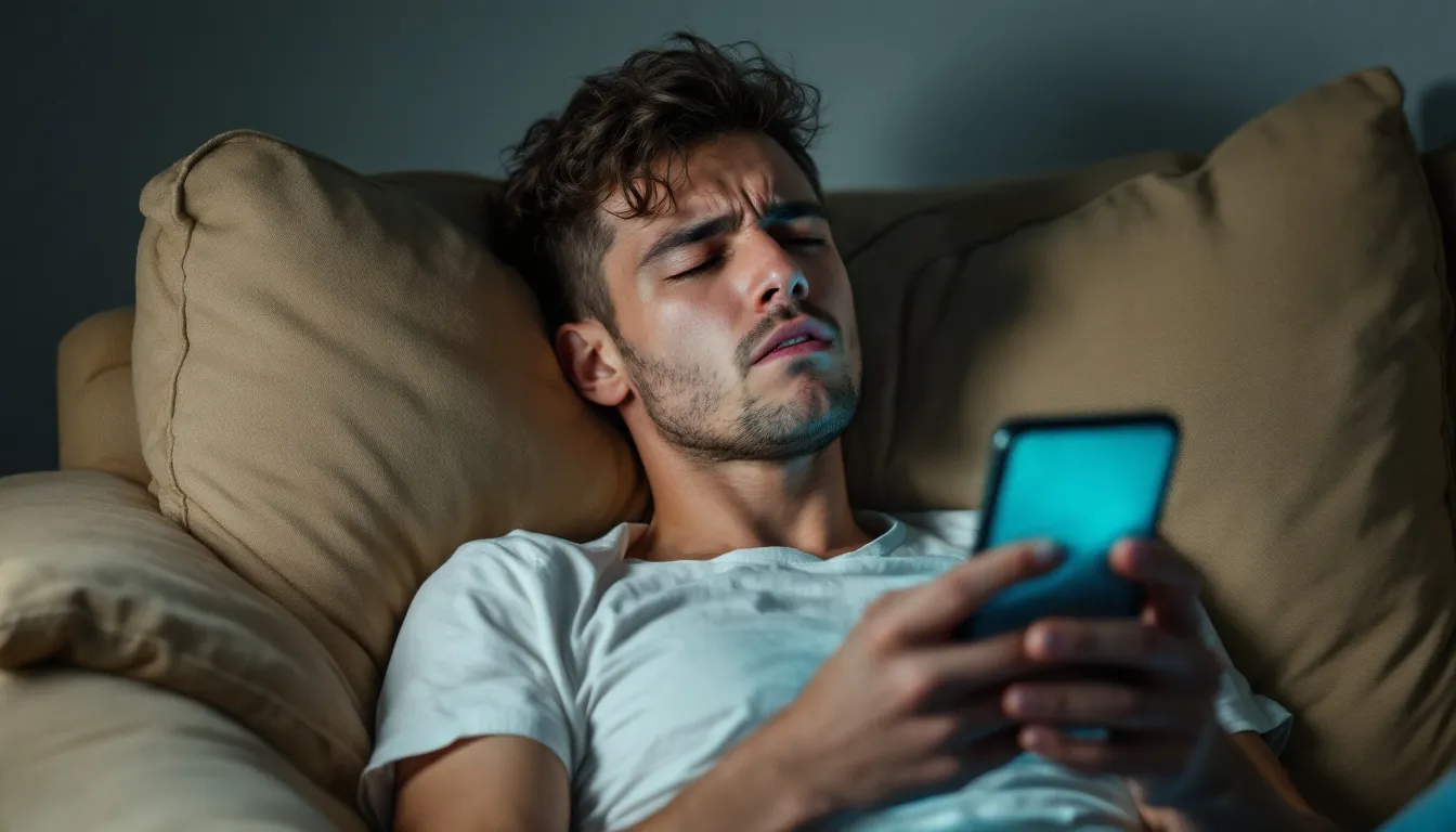 young people watching videos on phones