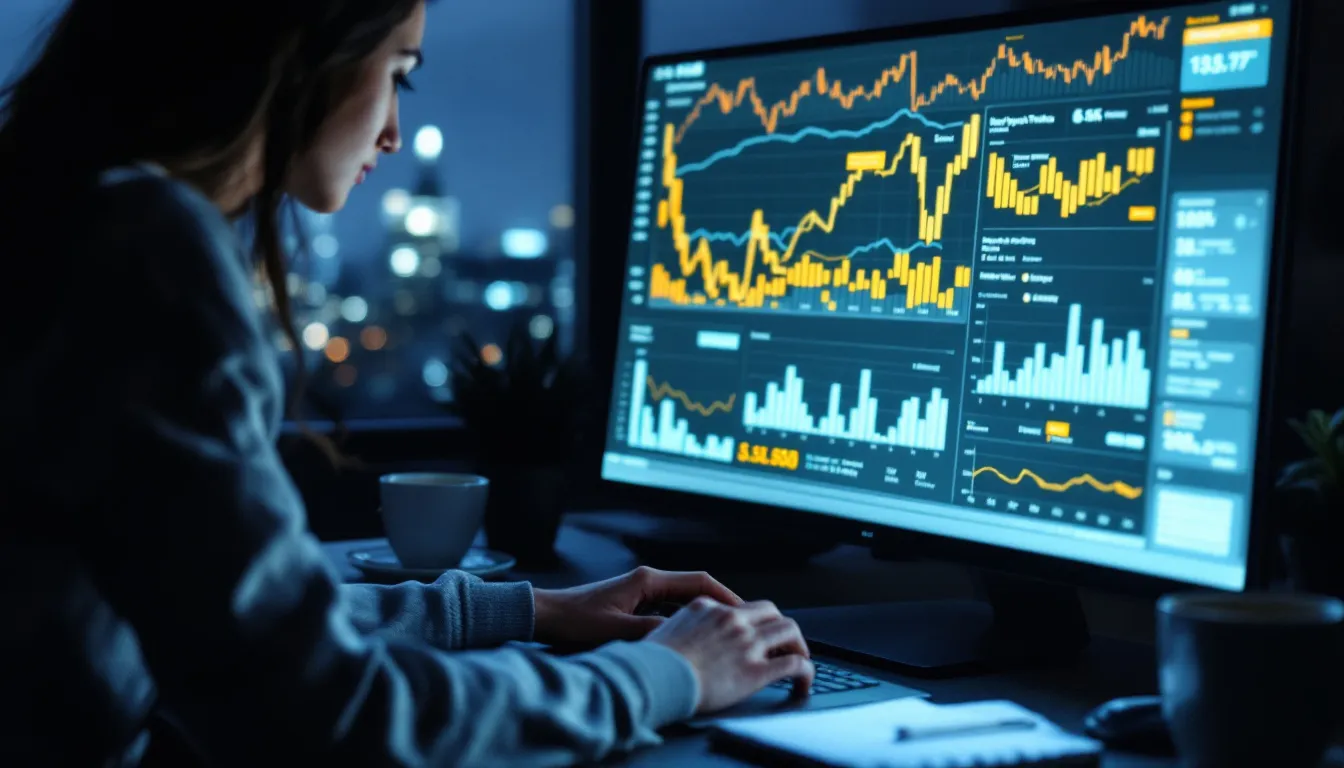 real estate agent at desk with house documents