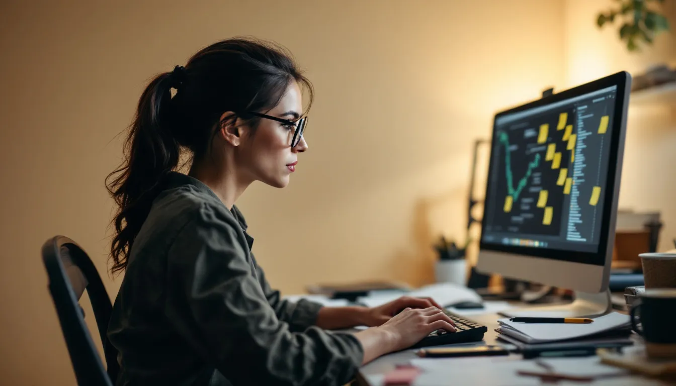 frustrated marketer at cluttered desk
