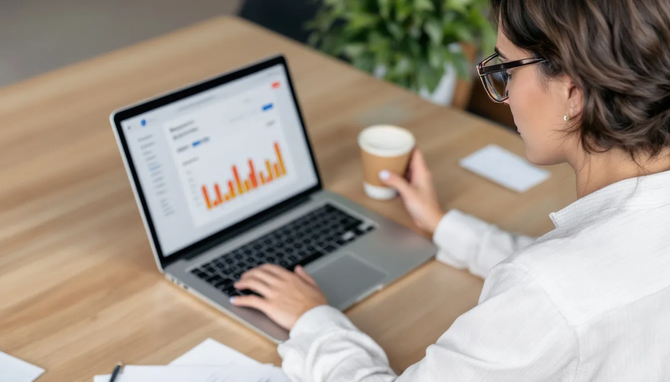 marketer adjusting ad audience on computer