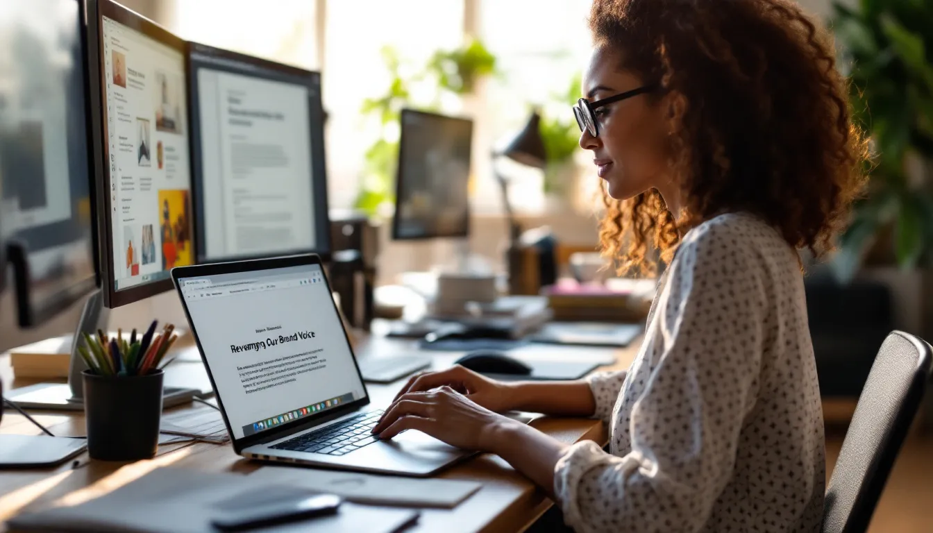 laptop with website analytics dashboard open