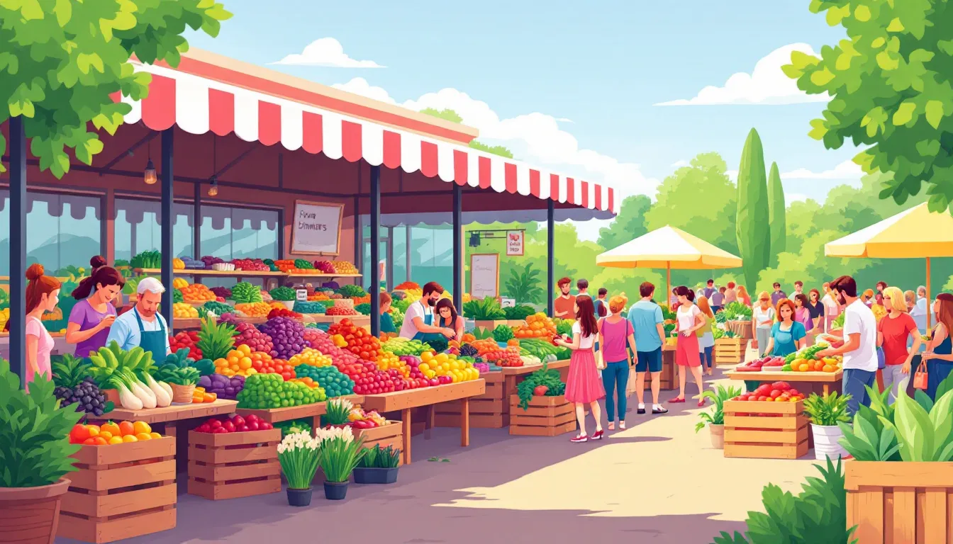 person using phone with digital ads