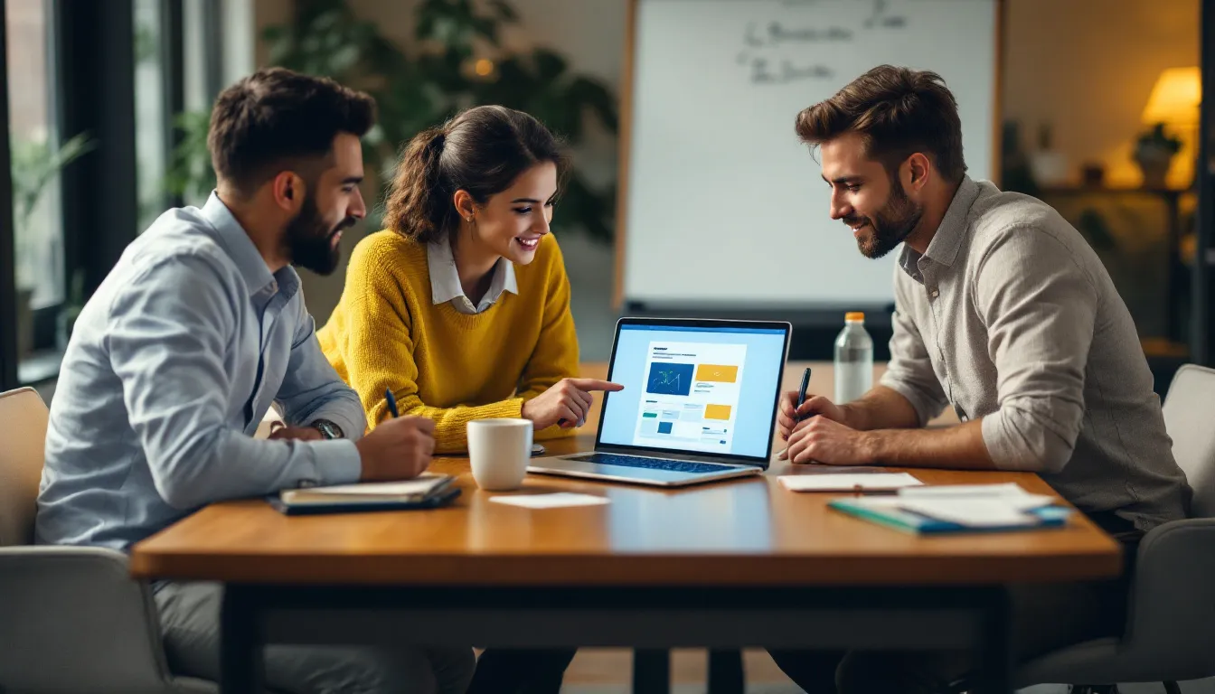 computer screen showing seo dashboard