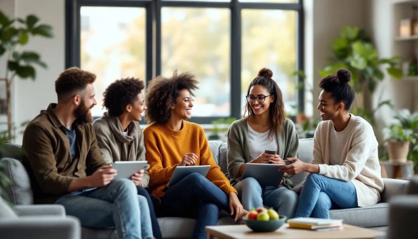 person checking list on digital tablet