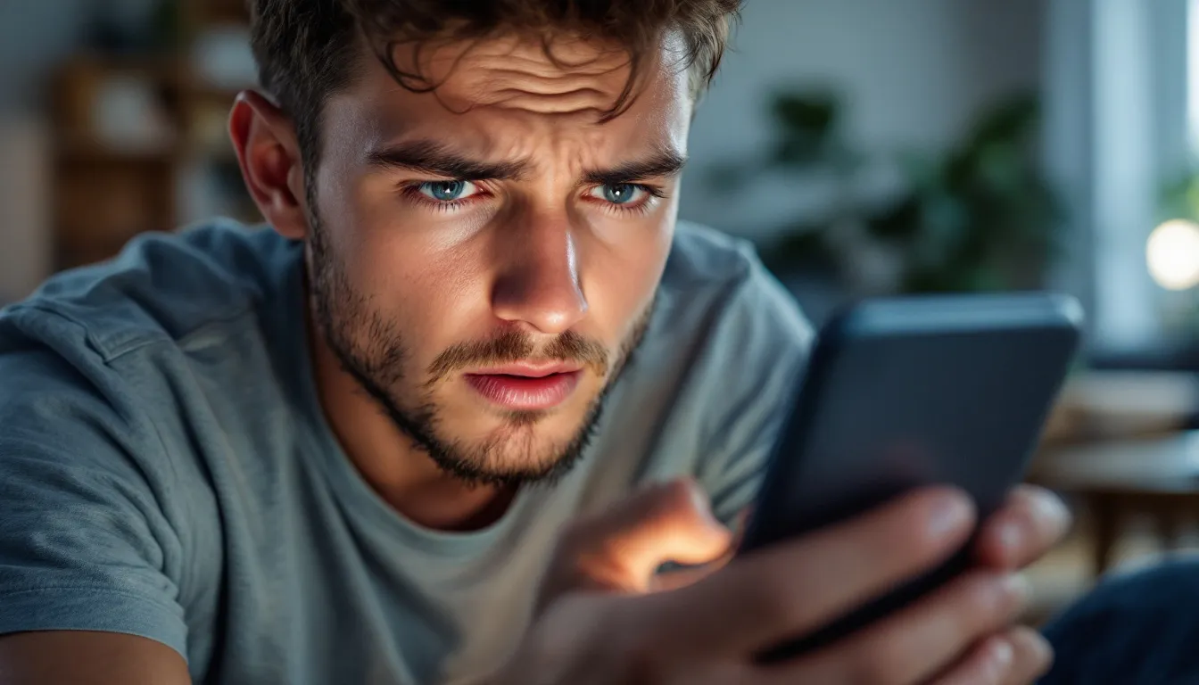 frustrated user on slow mobile site