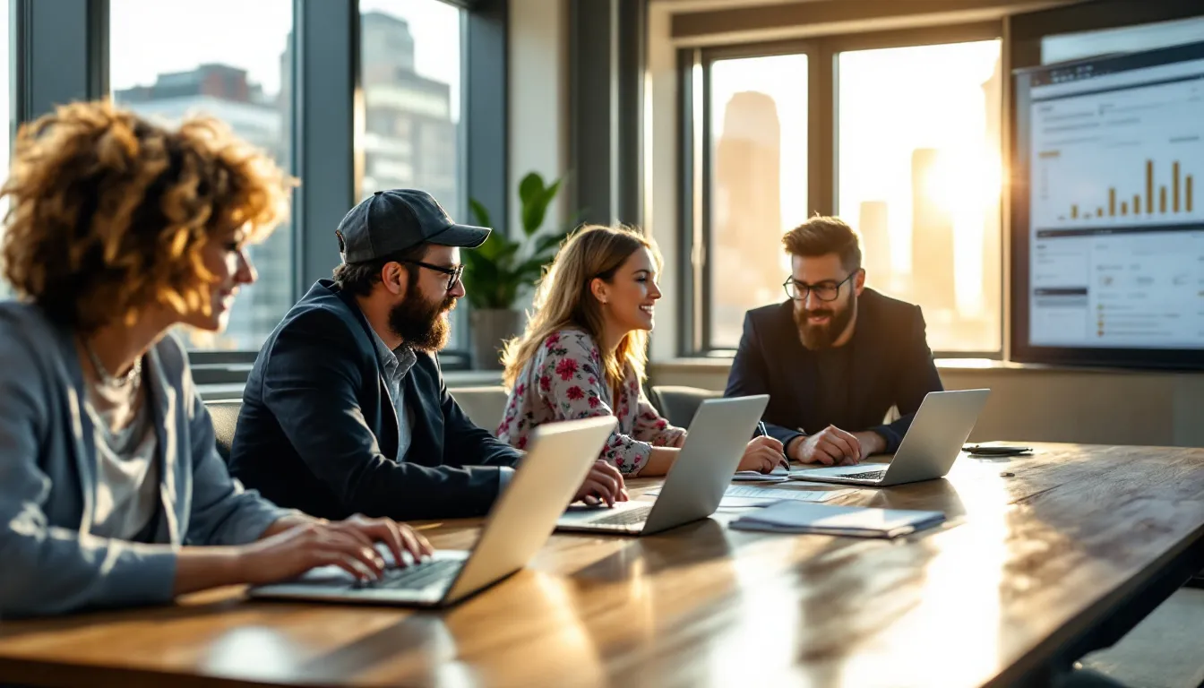 freelancer browsing job platform website