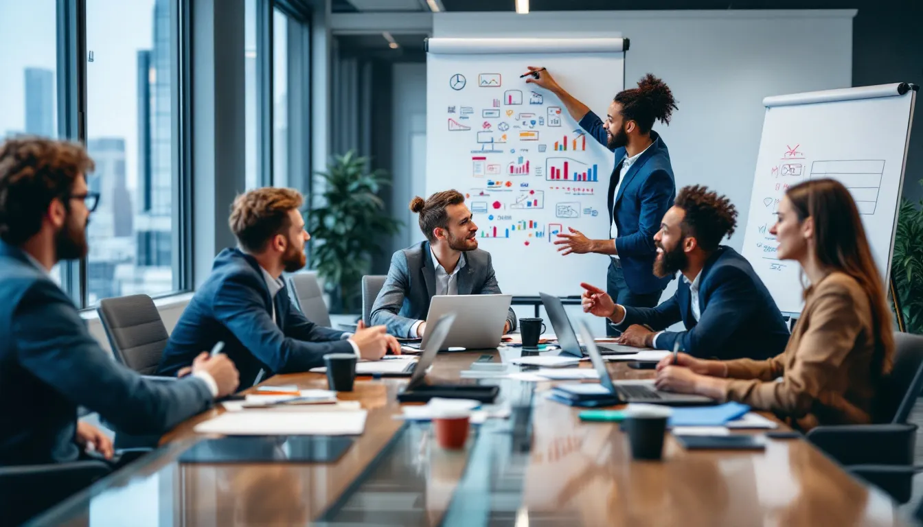podcast creator looking confused with laptop