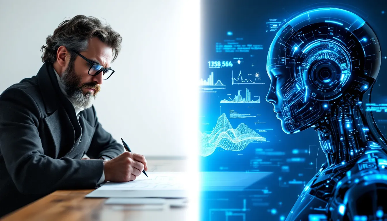 person optimizing google ads campaign on laptop