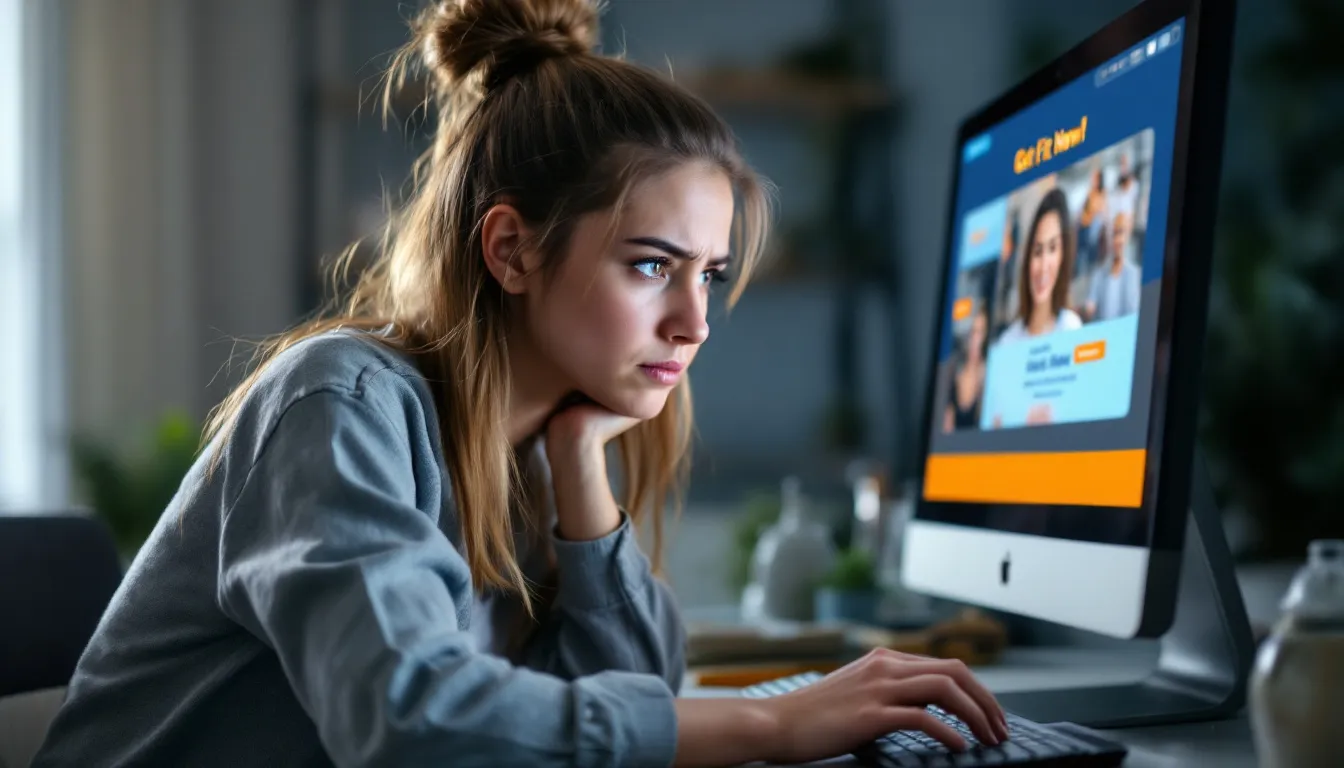 AB testing interface on web dashboard