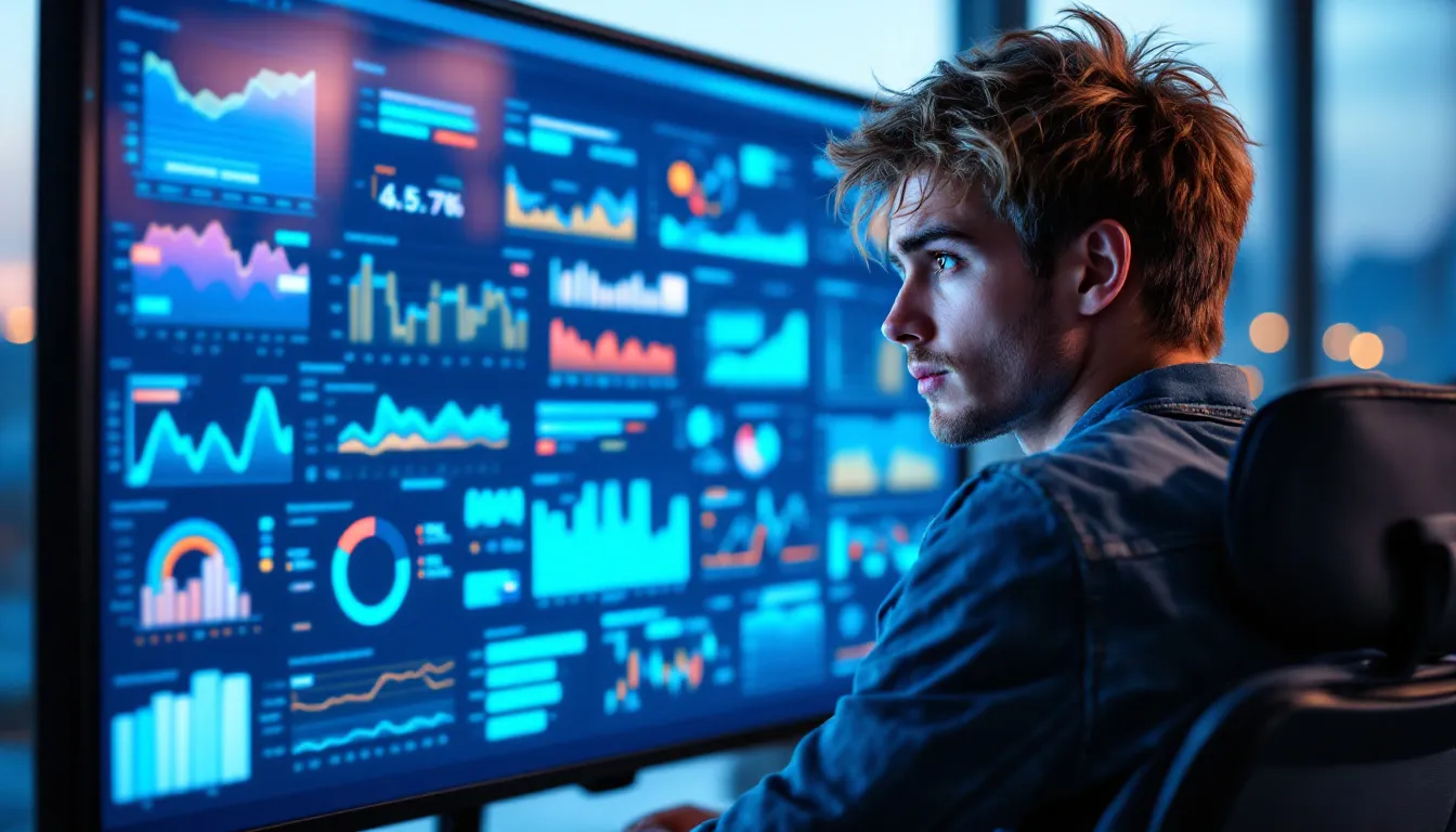 Person frustrated looking at digital ads