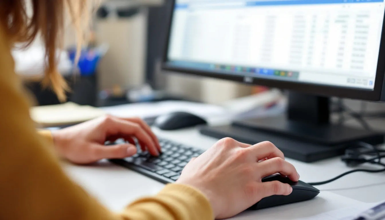 person looking frustrated at ppc report