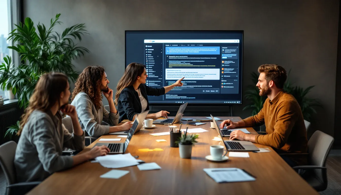 real estate agent using tablet outside property