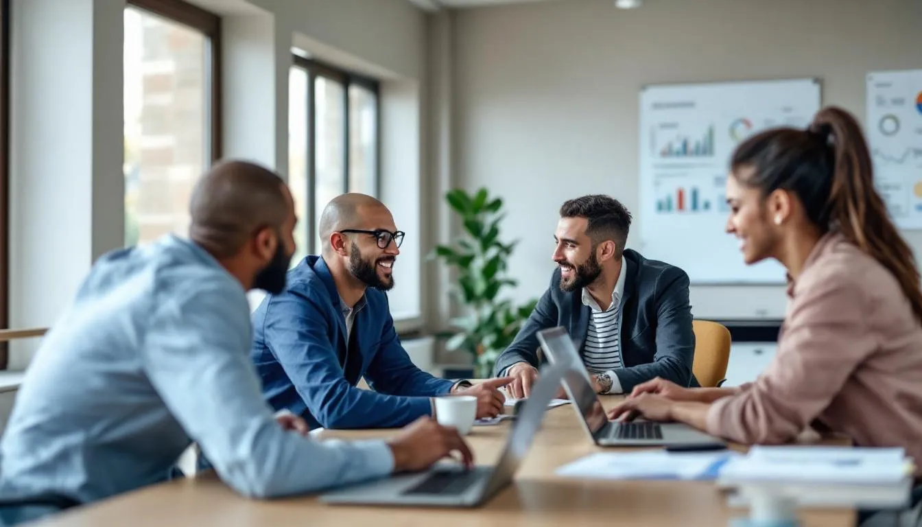 variety of seo software open on screens