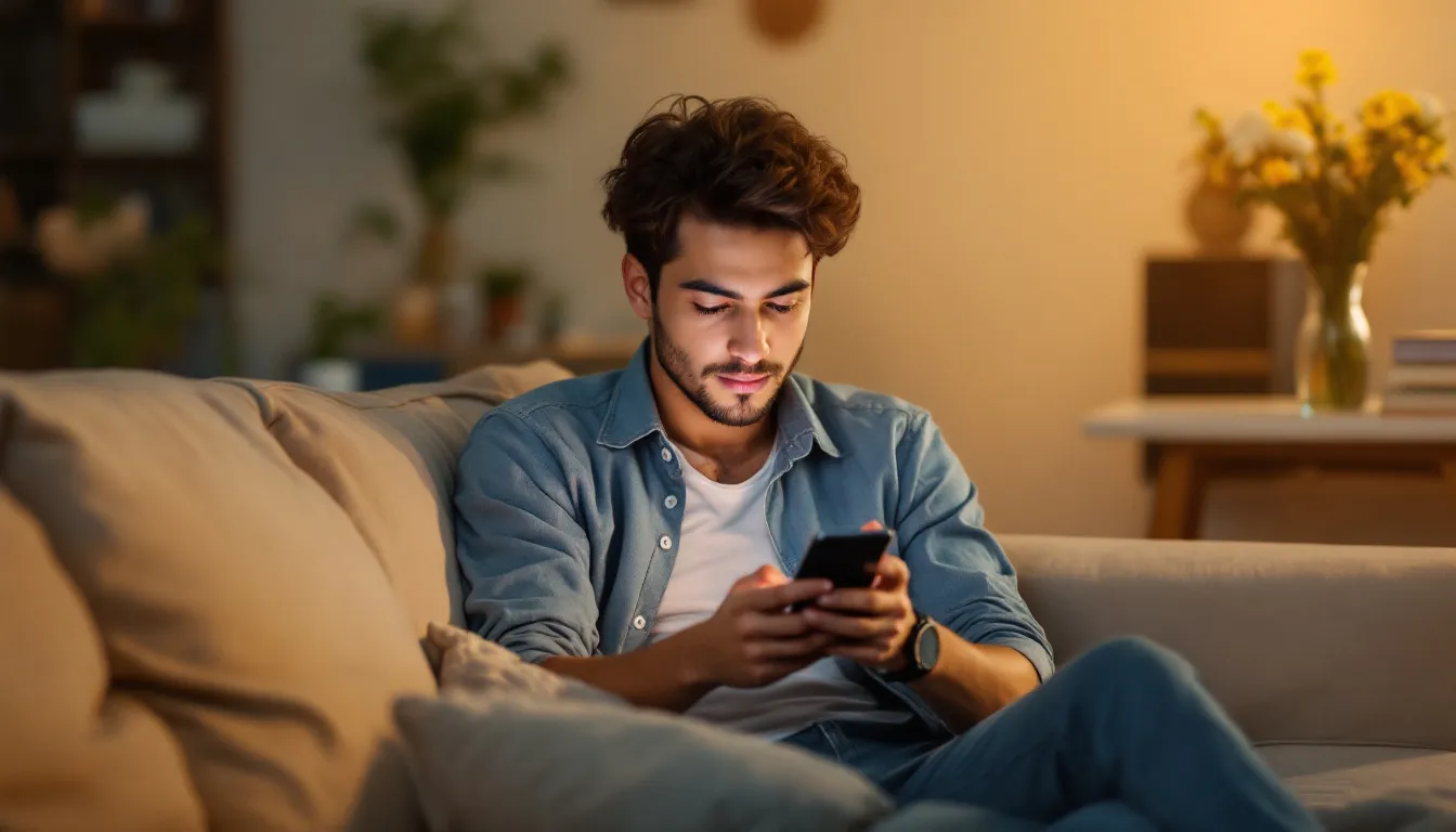 person reviewing user personas on laptop