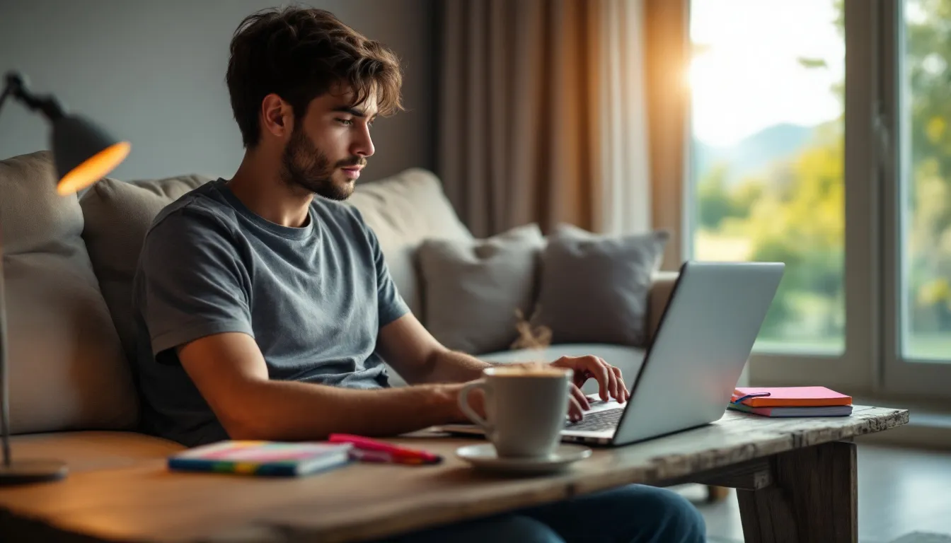 person watching videos on laptop screen